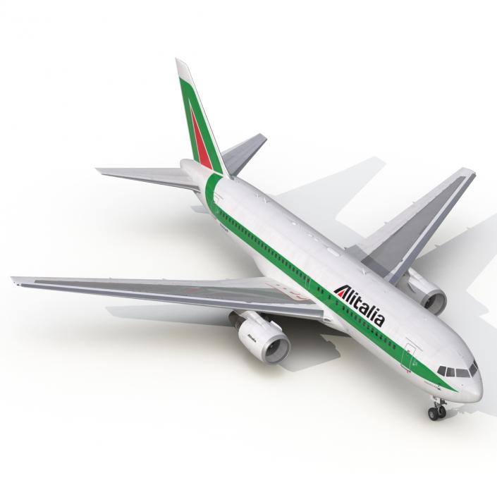 3D Boeing 767-200 Alitalia model