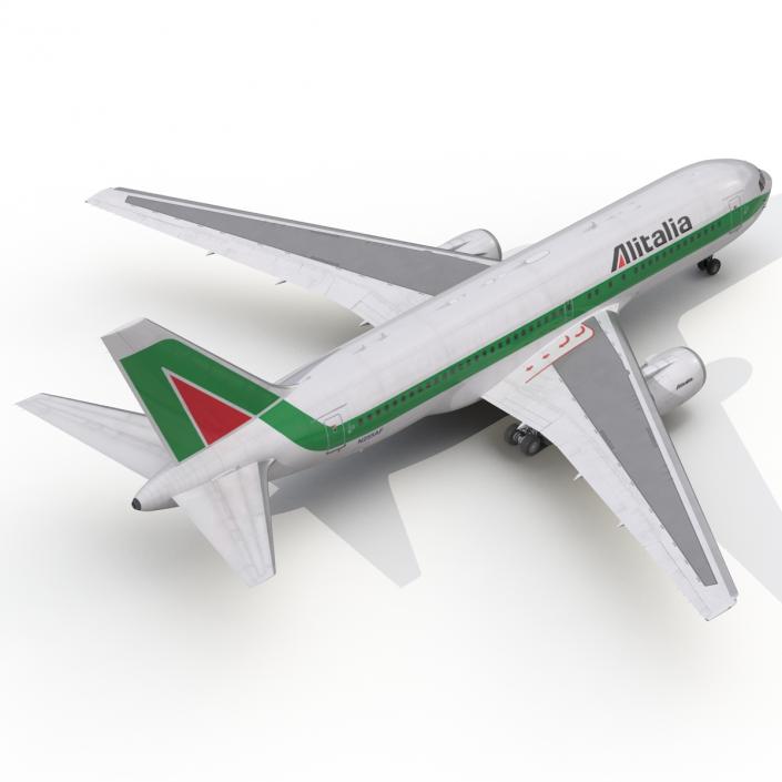 3D Boeing 767-200 Alitalia model