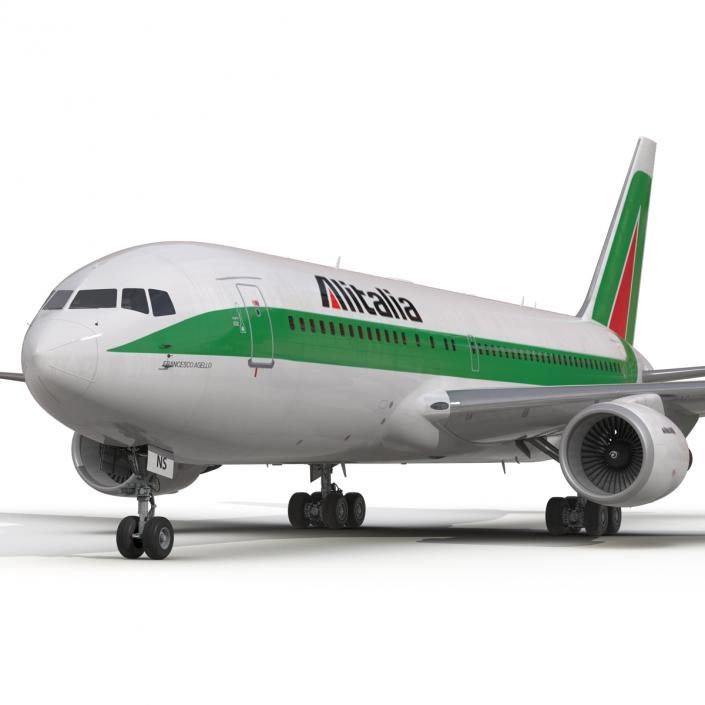 3D Boeing 767-200 Alitalia model