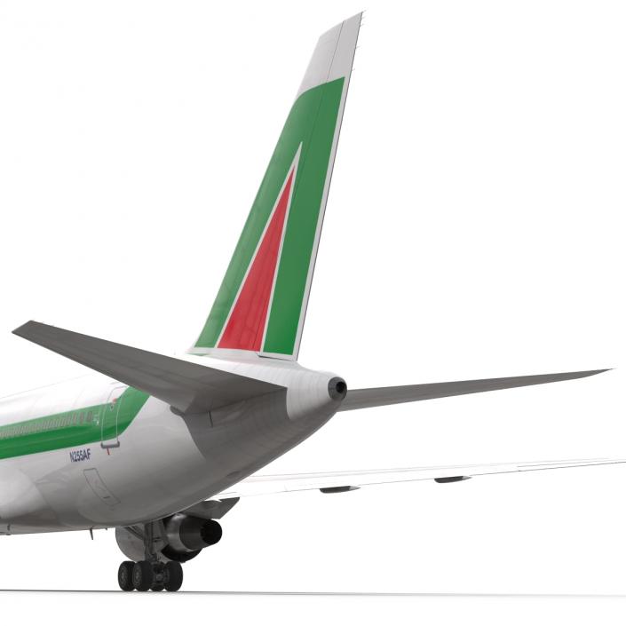 3D Boeing 767-200 Alitalia model