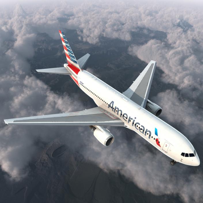 Boeing 767-200 American Airlines 3D