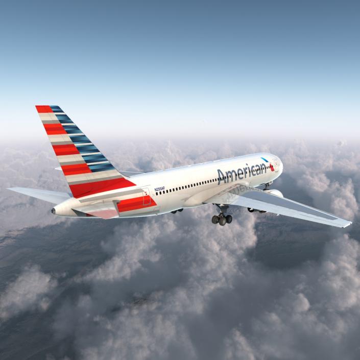 Boeing 767-200 American Airlines 3D