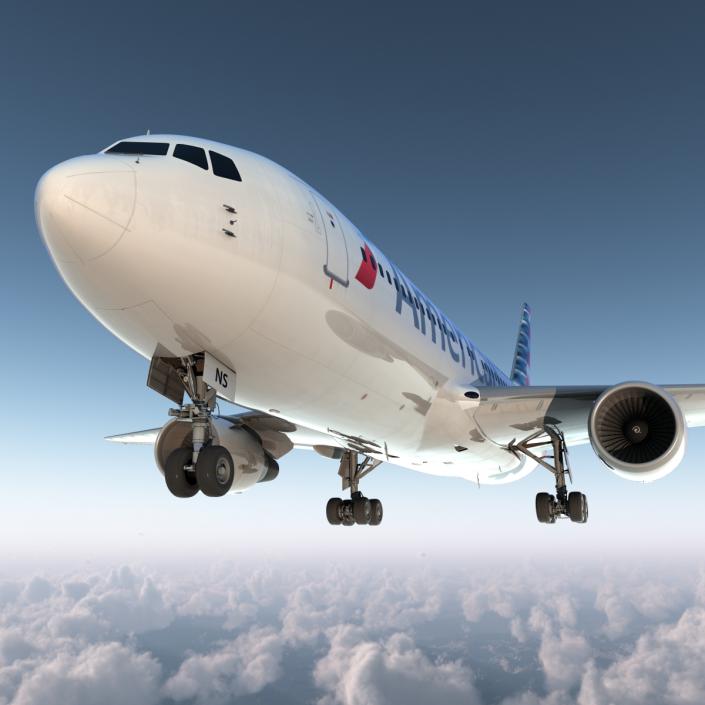 Boeing 767-200 American Airlines 3D