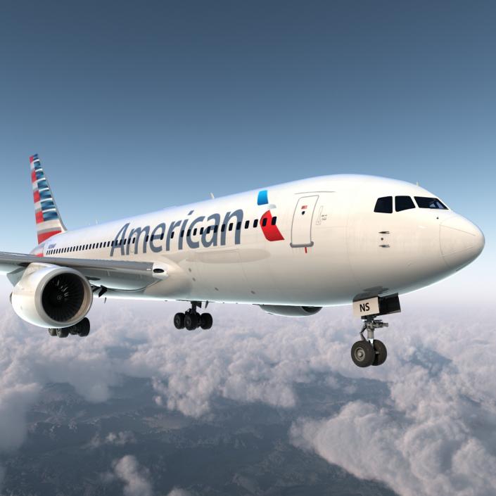 Boeing 767-200 American Airlines 3D