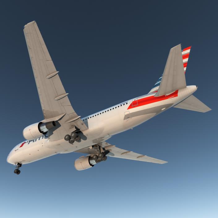 Boeing 767-200 American Airlines 3D