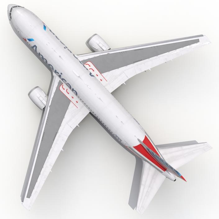 Boeing 767-200 American Airlines 3D