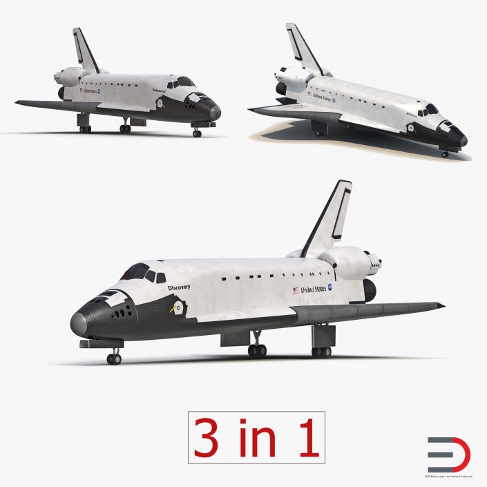 3D model Space Shuttles 3D Models Collection