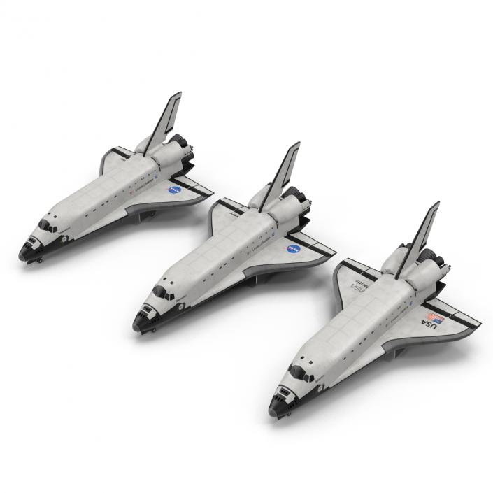 3D model Space Shuttles 3D Models Collection