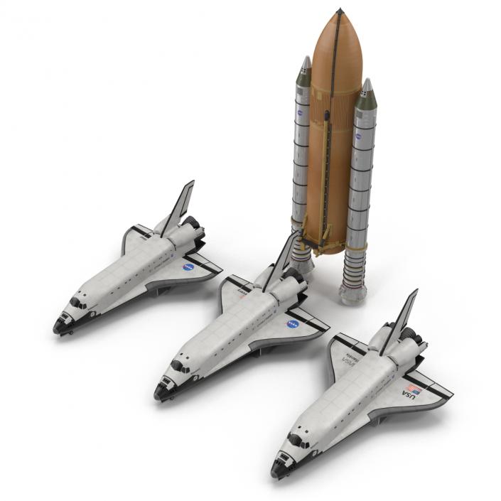 Space Shuttles Collection 2 3D