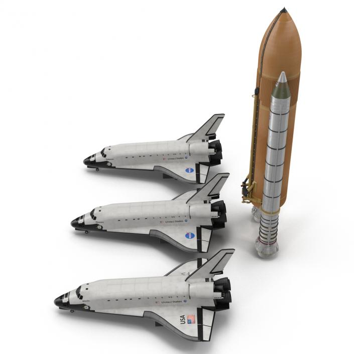 Space Shuttles Collection 2 3D