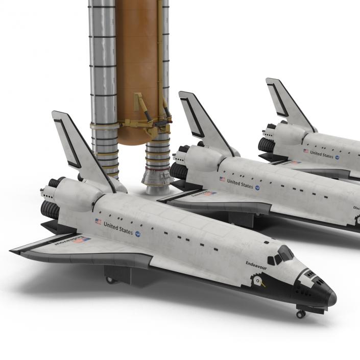 Space Shuttles Collection 2 3D