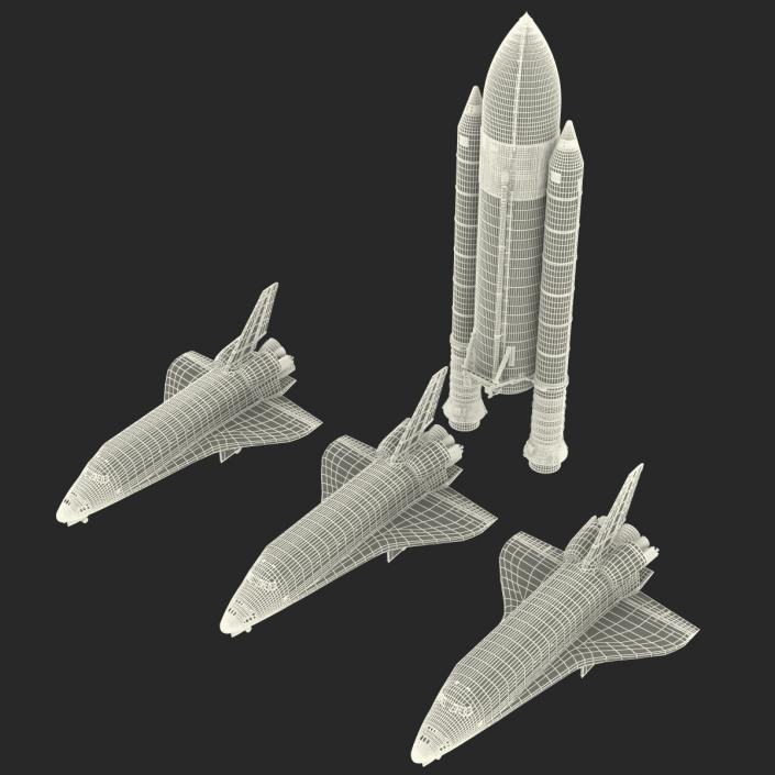 Space Shuttles Collection 2 3D