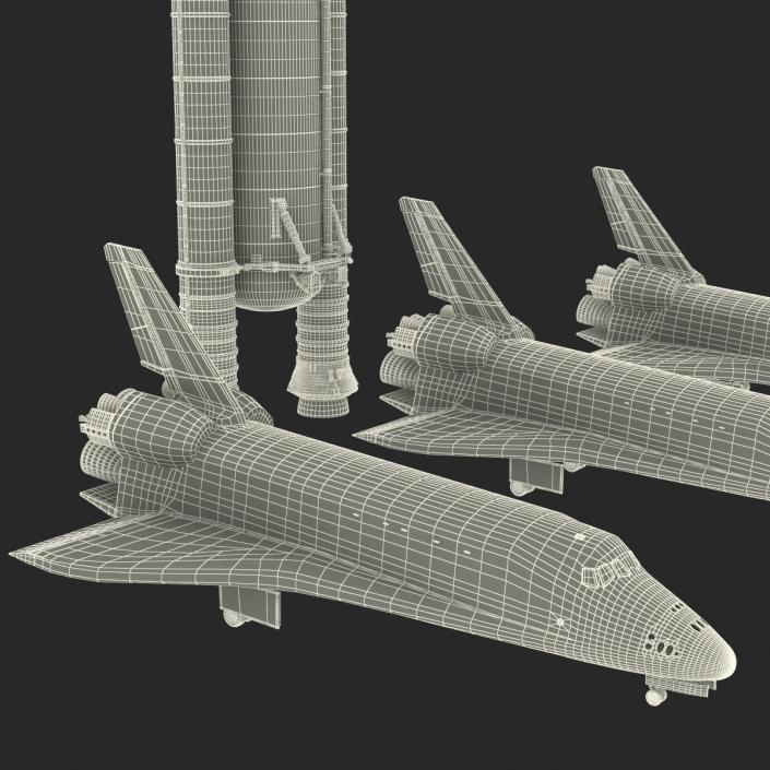 Space Shuttles Collection 2 3D