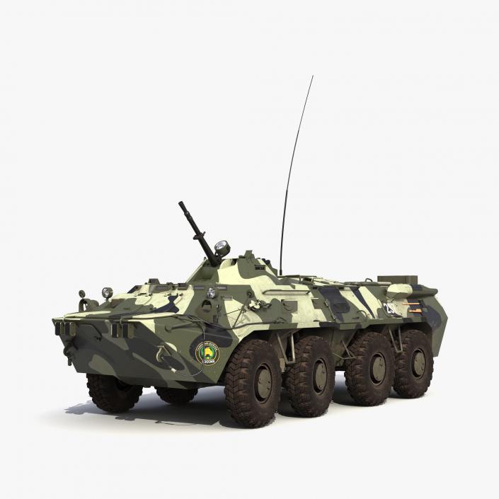 3D Rigged Russian Military Vehicles Collection model