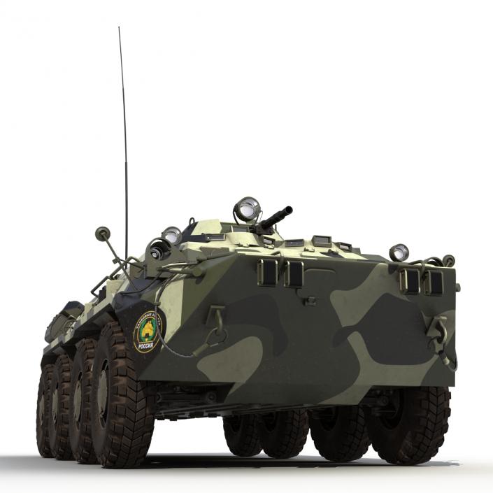 3D Rigged Russian Military Vehicles Collection model