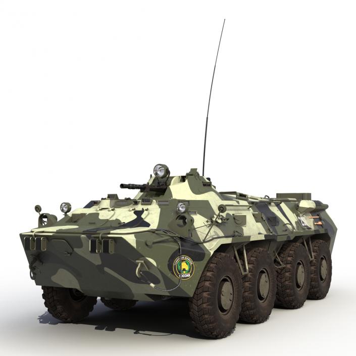 3D Rigged Russian Military Vehicles Collection model