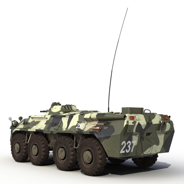 3D Rigged Russian Military Vehicles Collection model