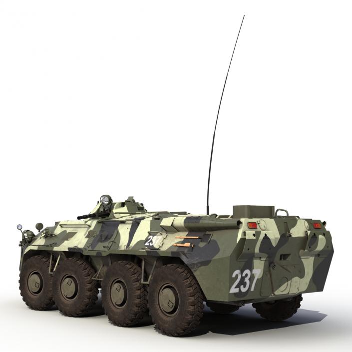 3D Rigged Russian Military Vehicles Collection model