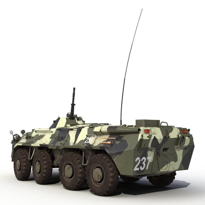 3D Rigged Russian Military Vehicles Collection model