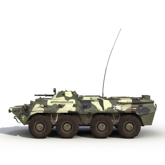 3D Rigged Russian Military Vehicles Collection model