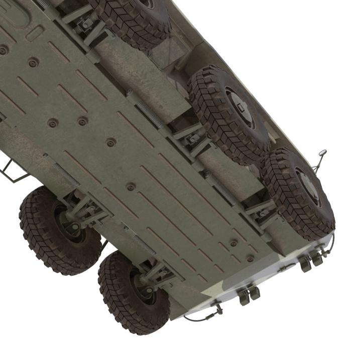 3D Rigged Russian Military Vehicles Collection model