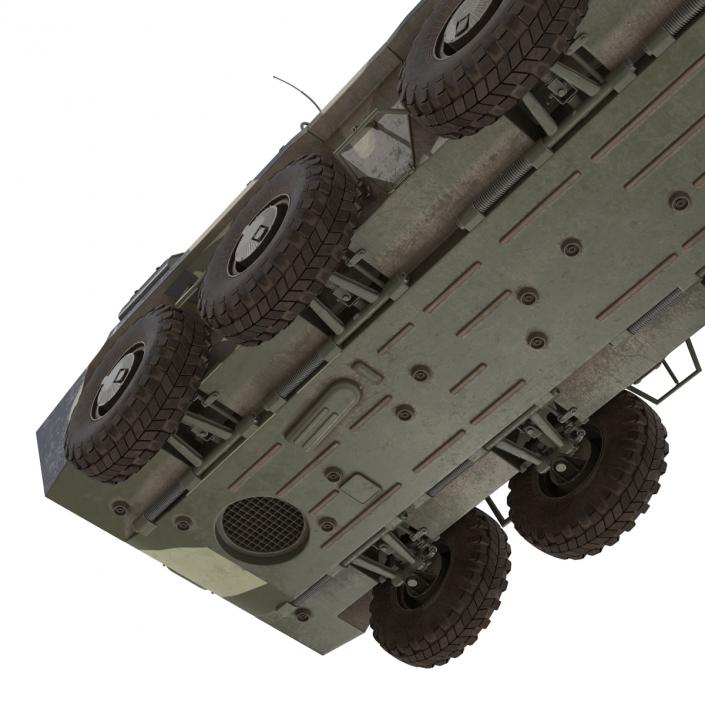 3D Rigged Russian Military Vehicles Collection model