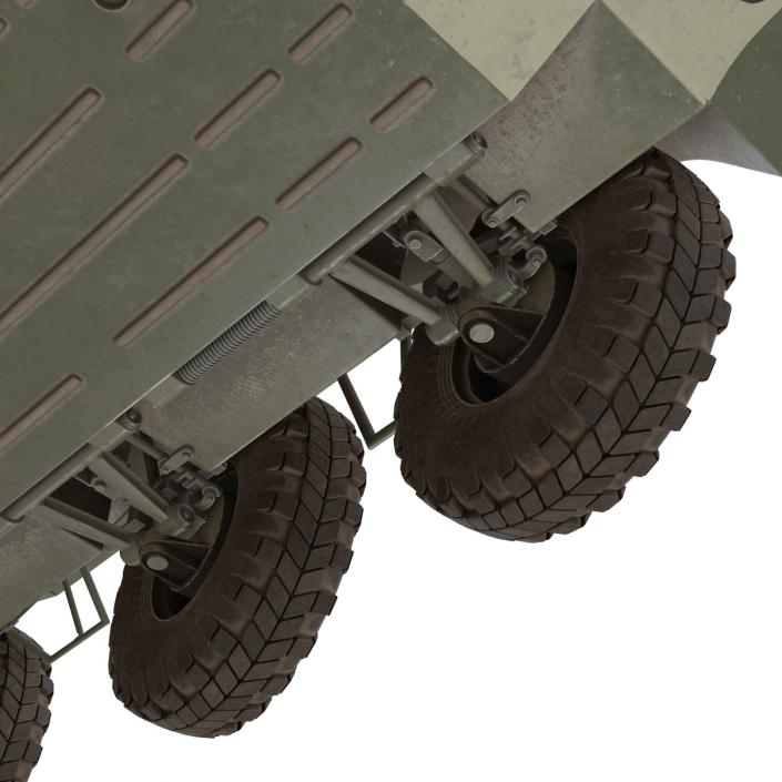 3D Rigged Russian Military Vehicles Collection model