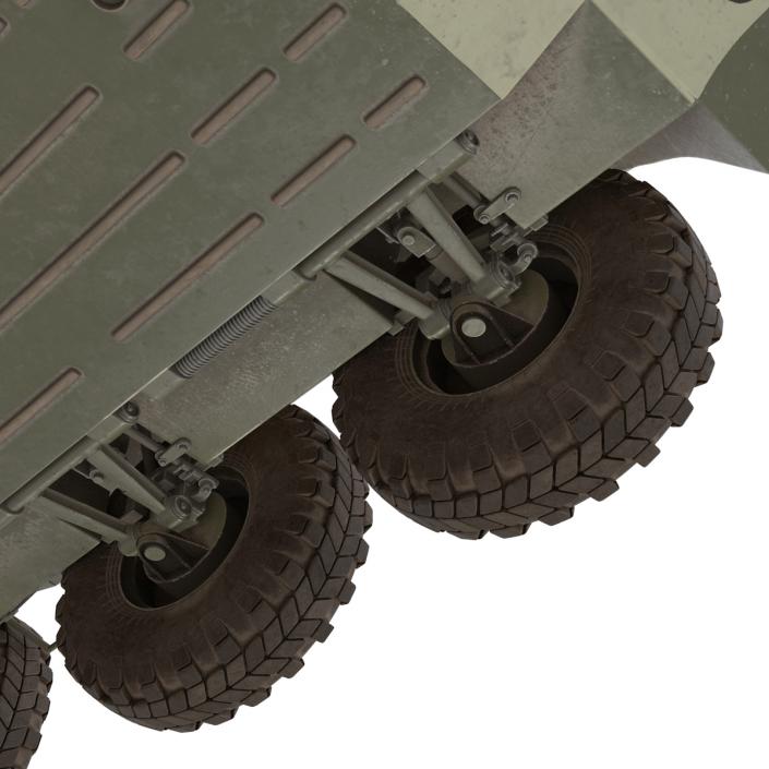 3D Rigged Russian Military Vehicles Collection model