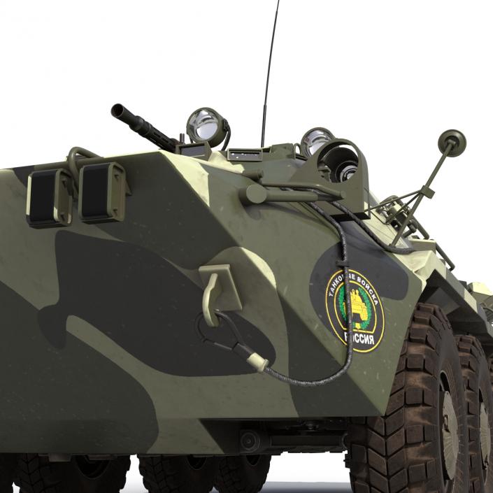 3D Rigged Russian Military Vehicles Collection model