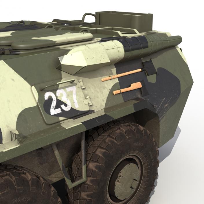 3D Rigged Russian Military Vehicles Collection model