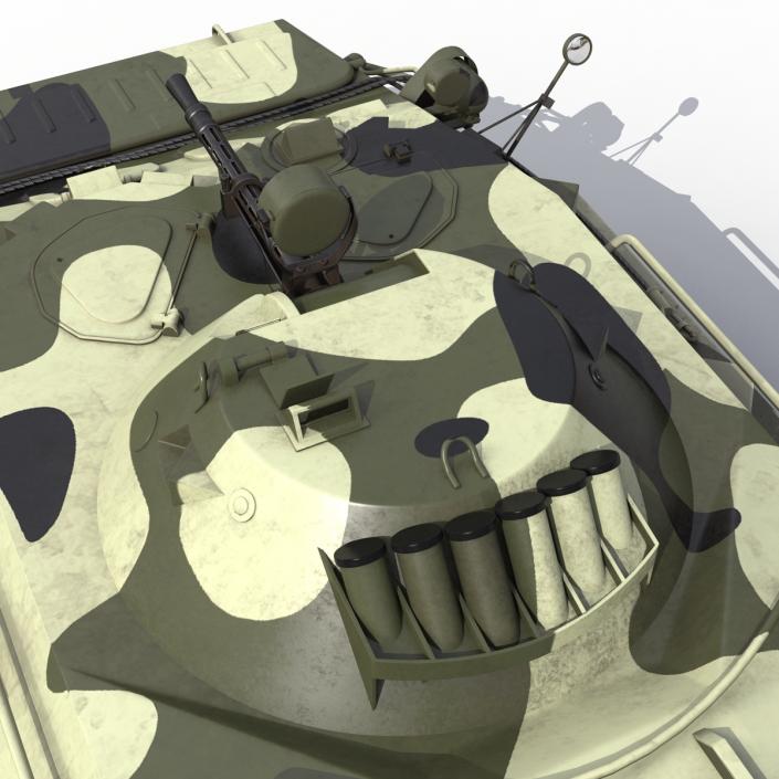 3D Rigged Russian Military Vehicles Collection model