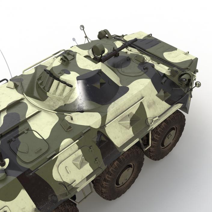 3D Rigged Russian Military Vehicles Collection model