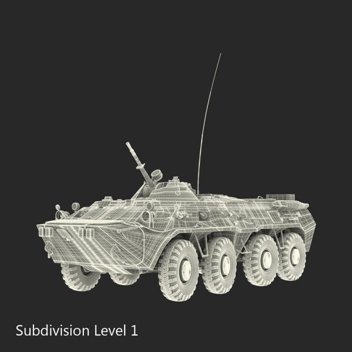 3D Rigged Russian Military Vehicles Collection model