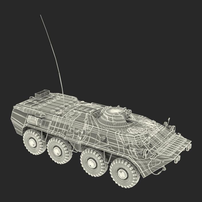 3D Rigged Russian Military Vehicles Collection model