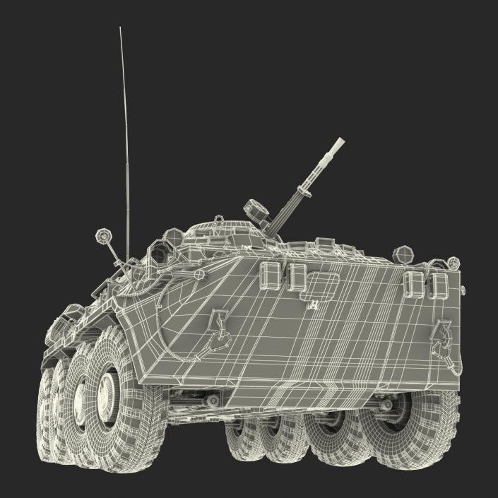 3D Rigged Russian Military Vehicles Collection model