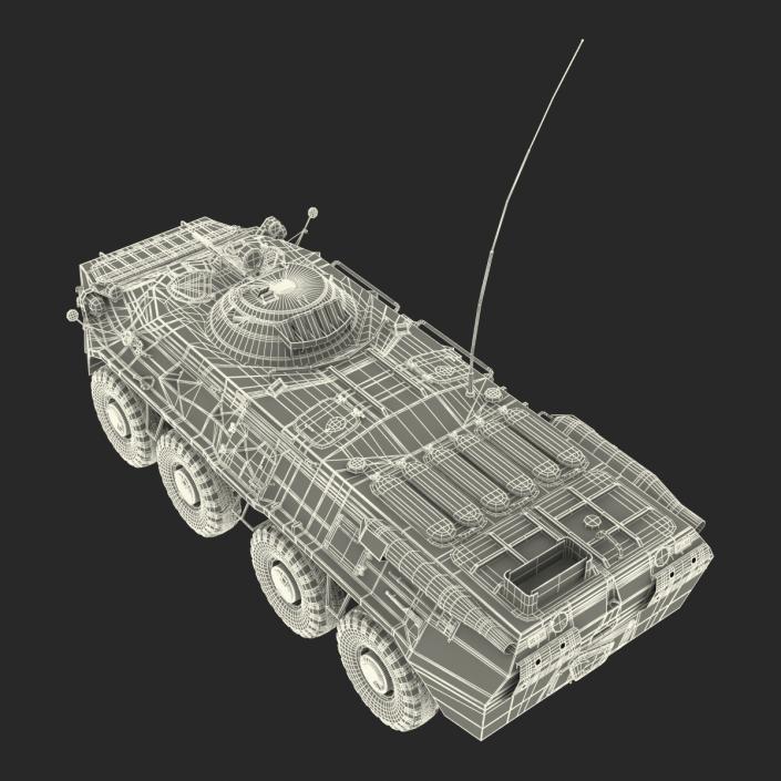 3D Rigged Russian Military Vehicles Collection model