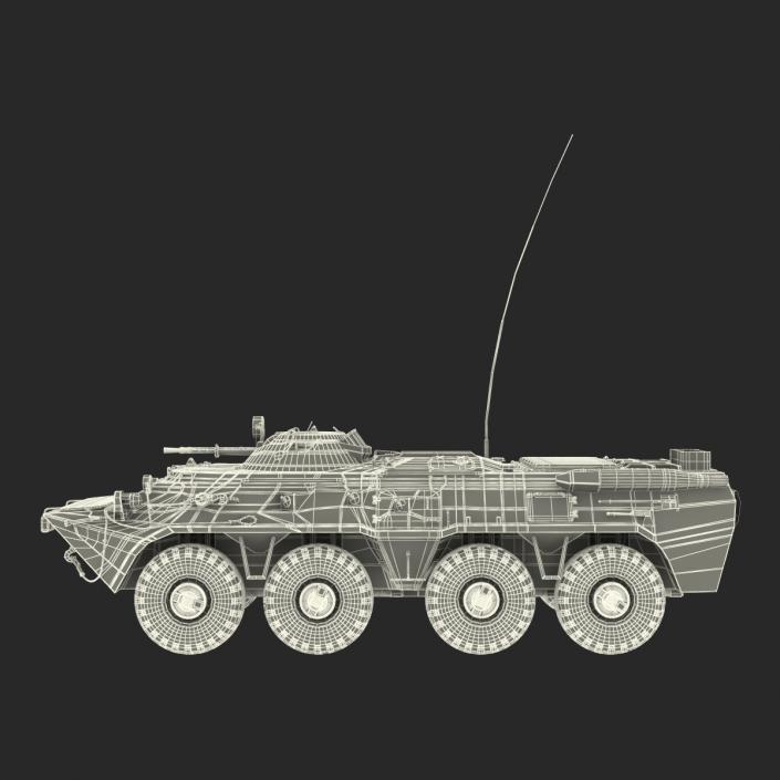 3D Rigged Russian Military Vehicles Collection model