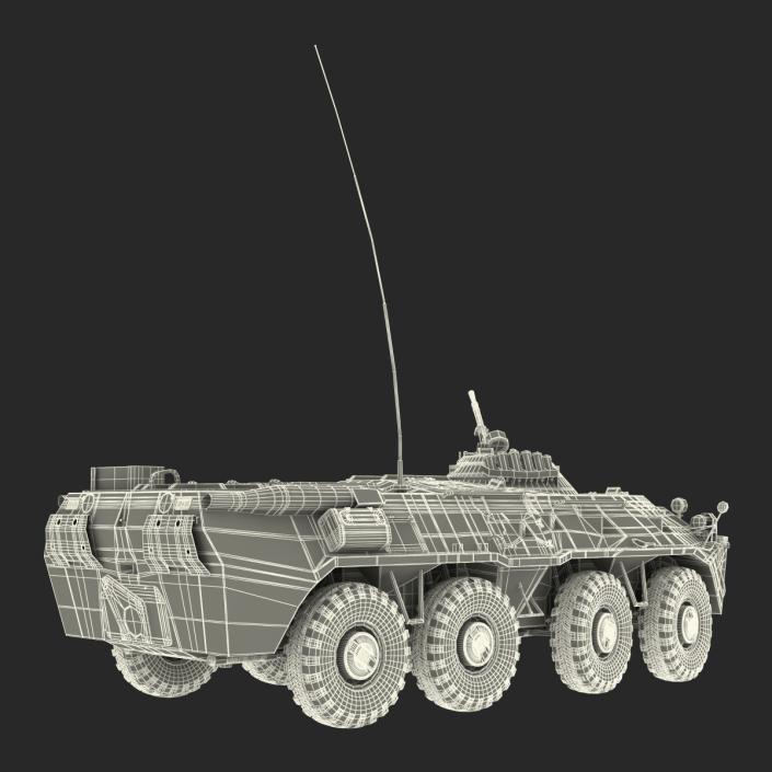 3D Rigged Russian Military Vehicles Collection model