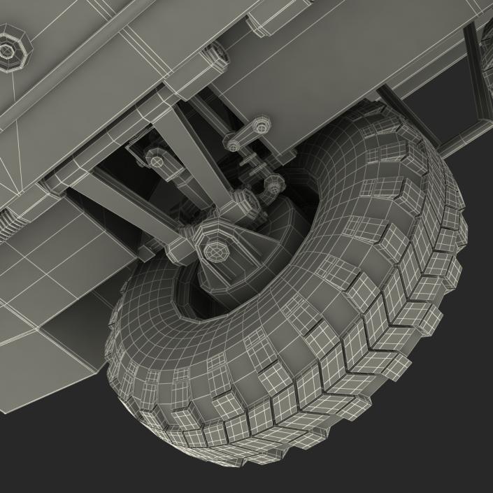 3D BTR 80 Rigged model