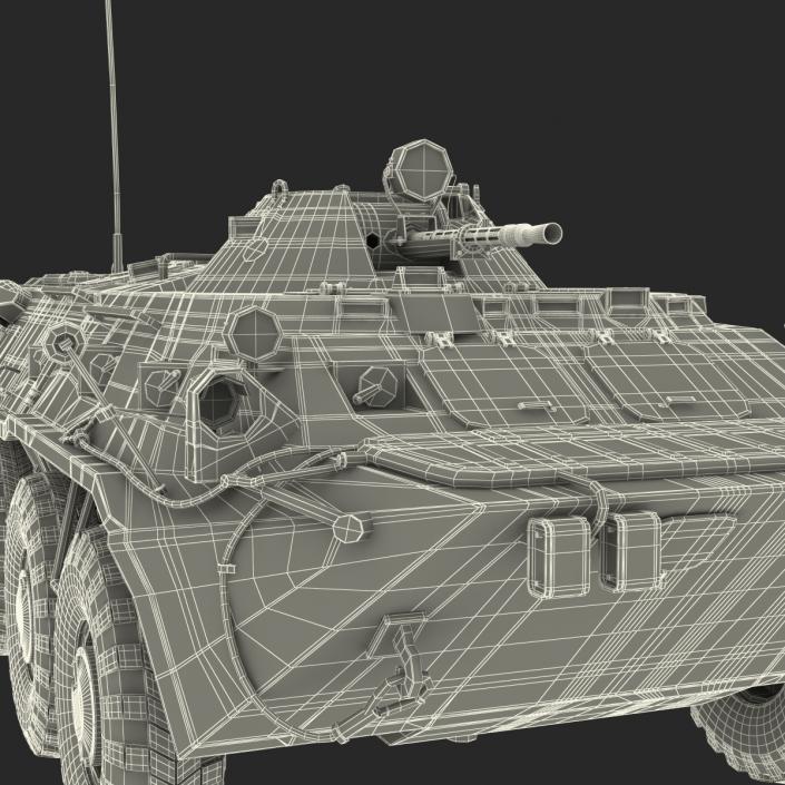 3D Rigged Russian Military Vehicles Collection model