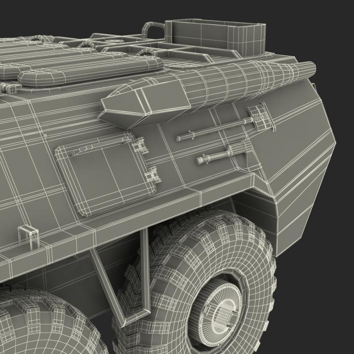 3D Rigged Russian Military Vehicles Collection model