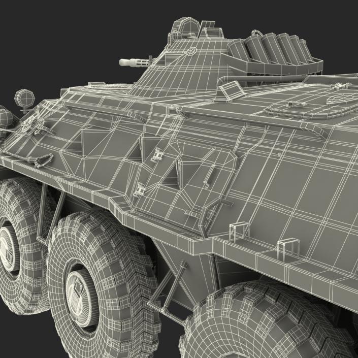 3D Rigged Russian Military Vehicles Collection model