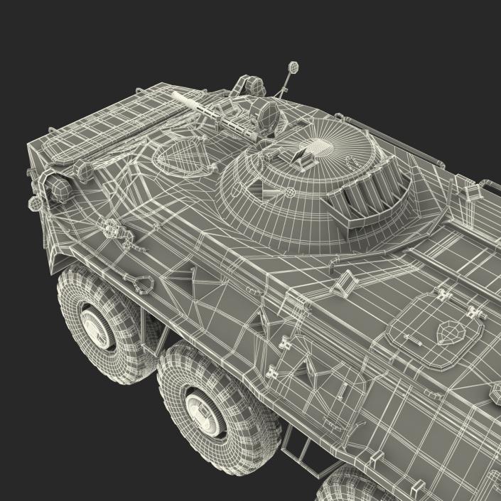 3D Rigged Russian Military Vehicles Collection model