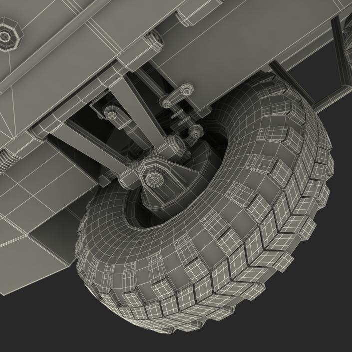 BTR 80A Rigged 3D model