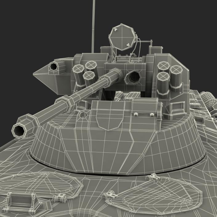 BTR 80A Rigged 3D model