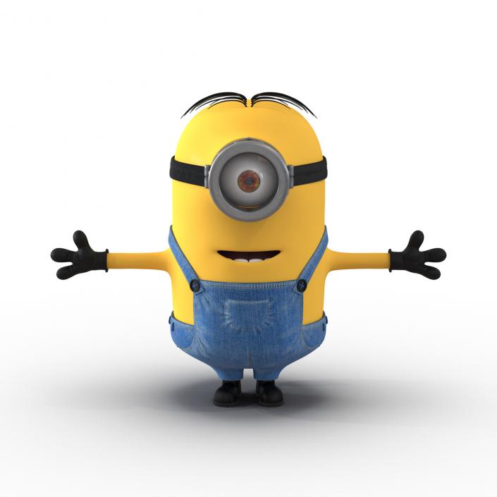 3D Short One Eyed Minion