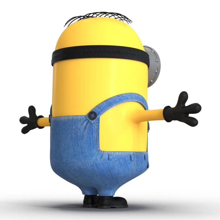 3D Short One Eyed Minion