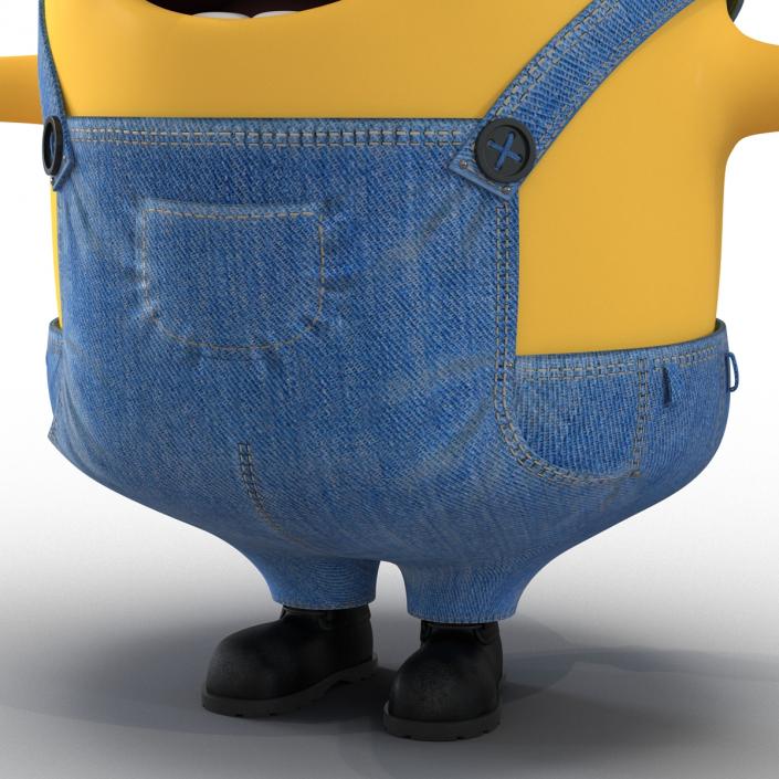 3D Short One Eyed Minion