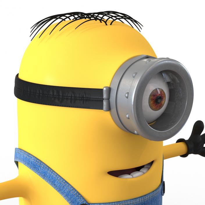 3D Short One Eyed Minion