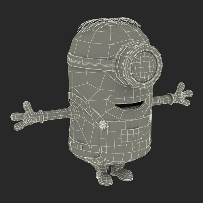 3D Short One Eyed Minion